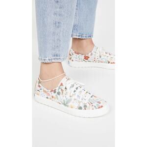 Keds X Rifle Paper Co. Kickstart Strawberry Fields Sneakers Nature Floral Sz 11